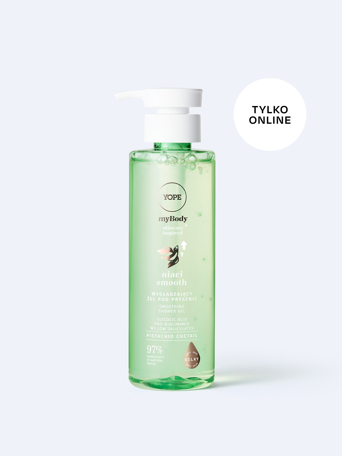 Wygładzający żel pod prysznic myBODY Niaci Smooth