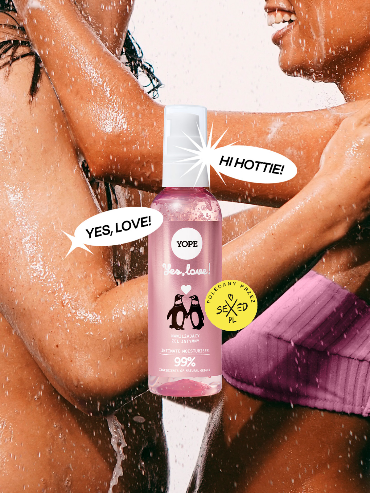 Nawilżający żel intymny Yes, love! 