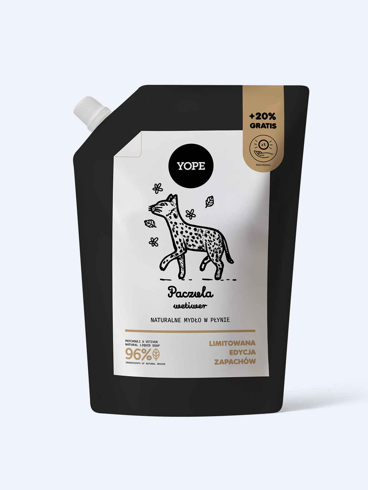 Refill naturalnego mydła w płynie Paczula & wetiwer