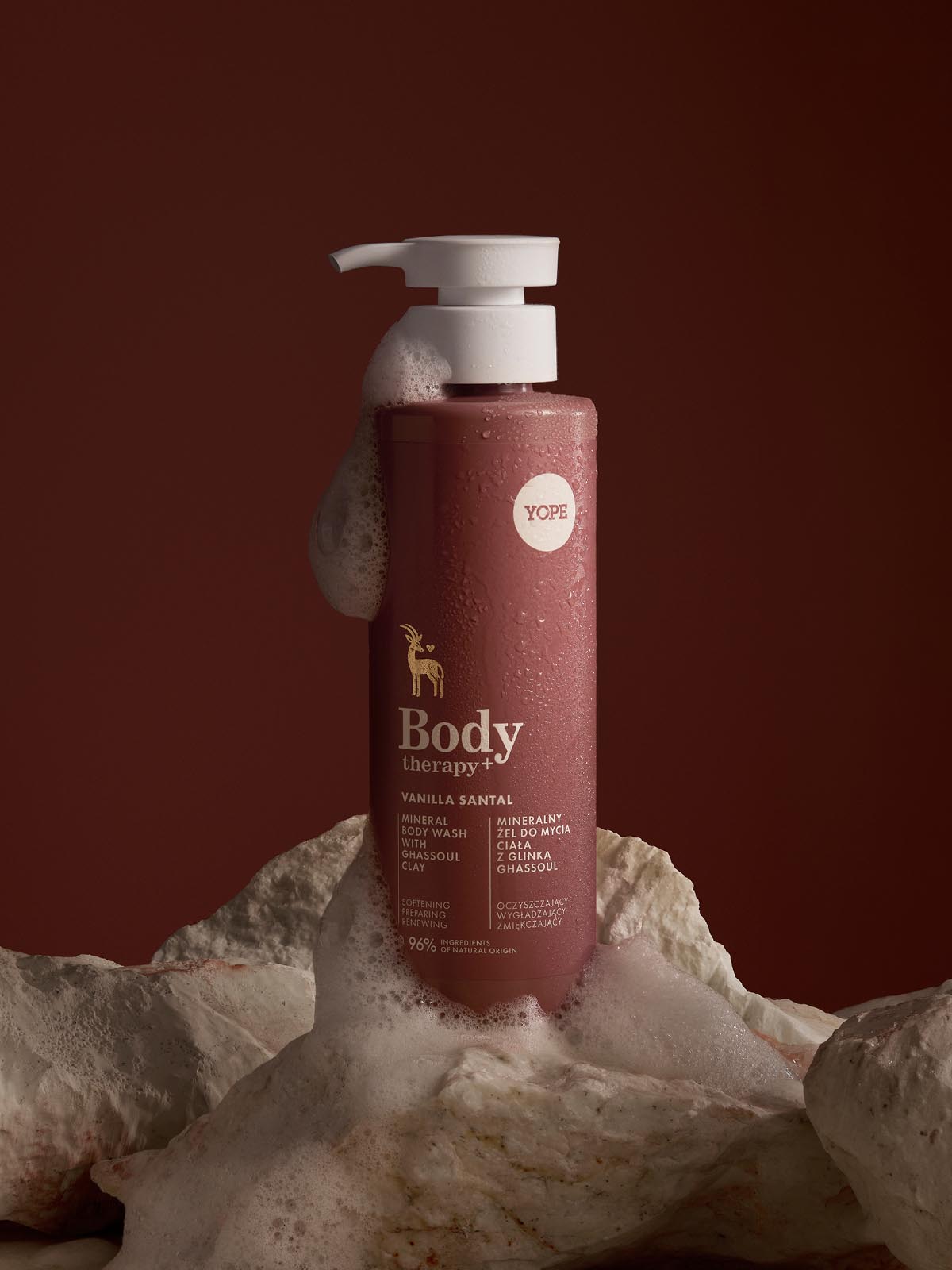 Mineralny żel do ciała Body therapy+ Vanilla Santal