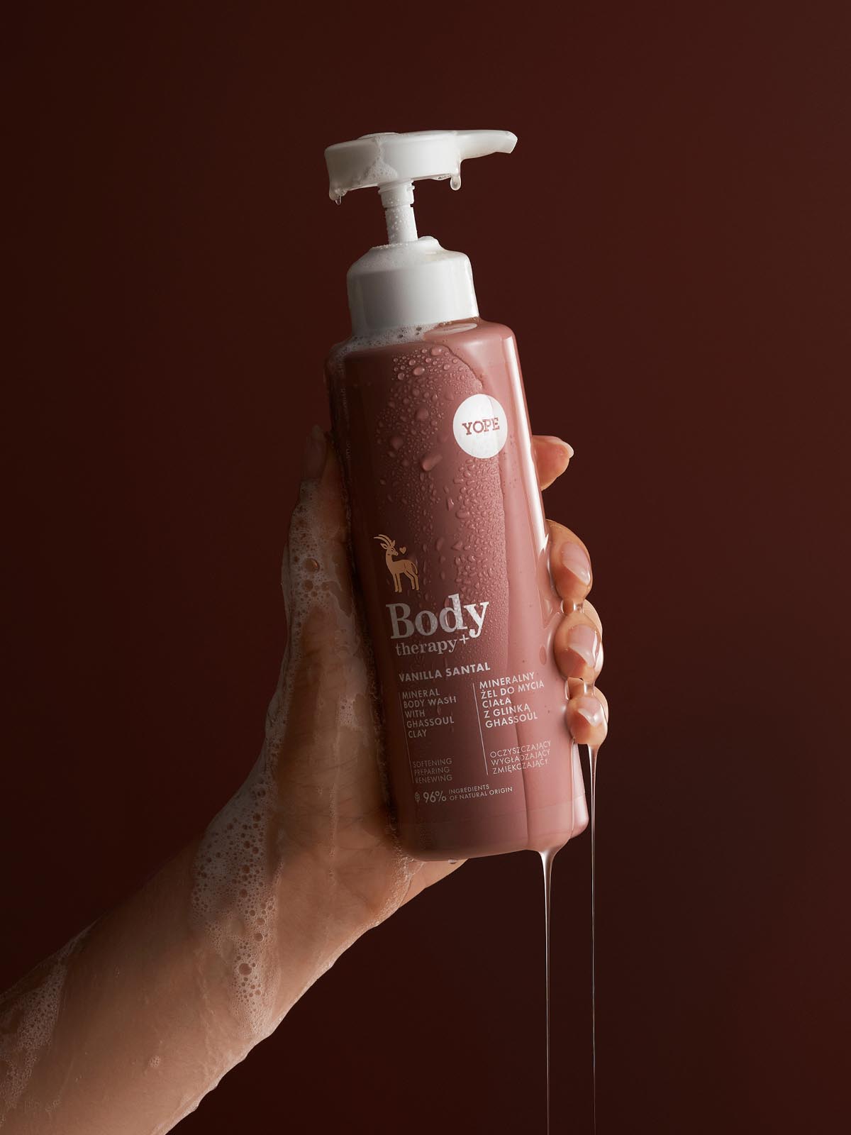 Mineralny żel do ciała Body therapy+ Vanilla Santal