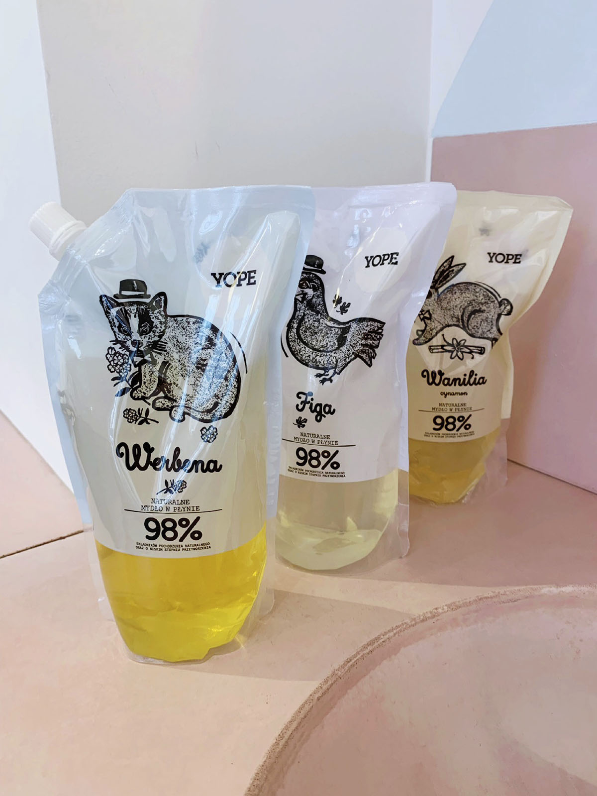 Refill naturalnego mydła do rąk Werbena