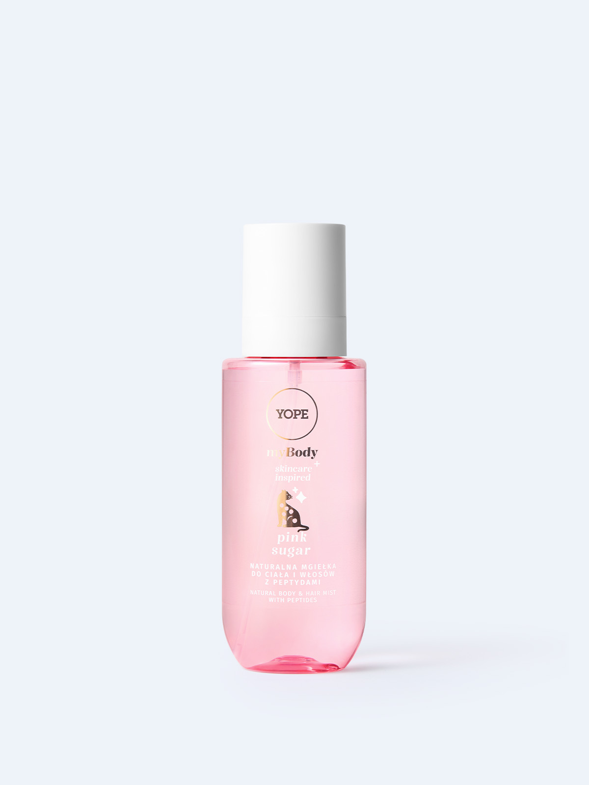Naturalna mgiełka do ciała i włosów z peptydami Pink Sugar 