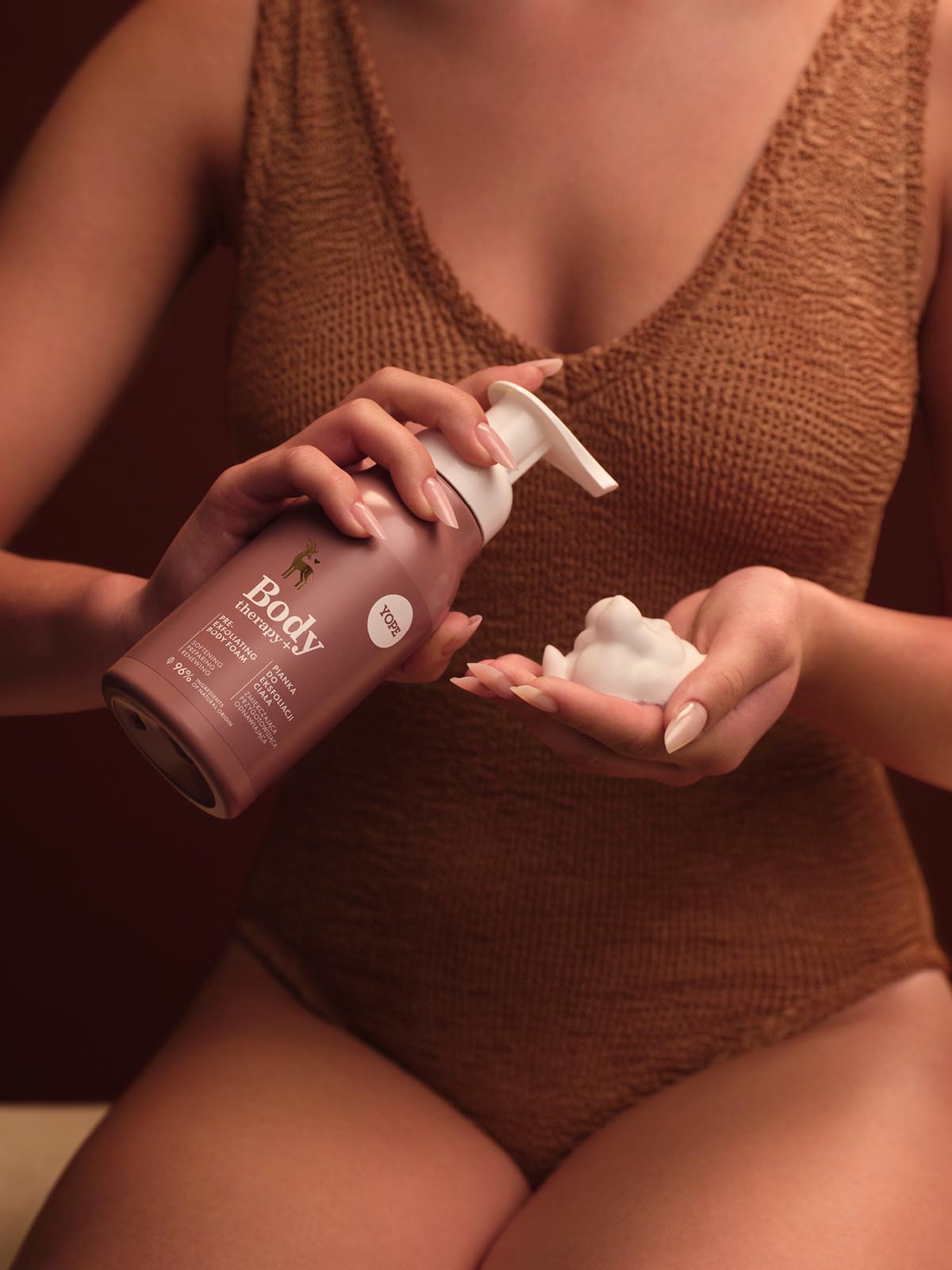 Eksfoliująca pianka do ciała Body therapy+