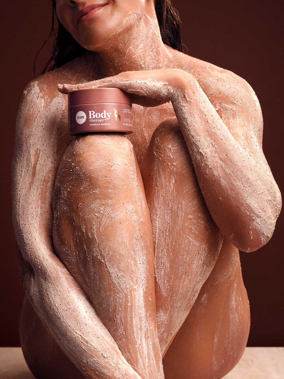 Mineralny peeling wulkaniczny Body therapy+ Vanilla Santal