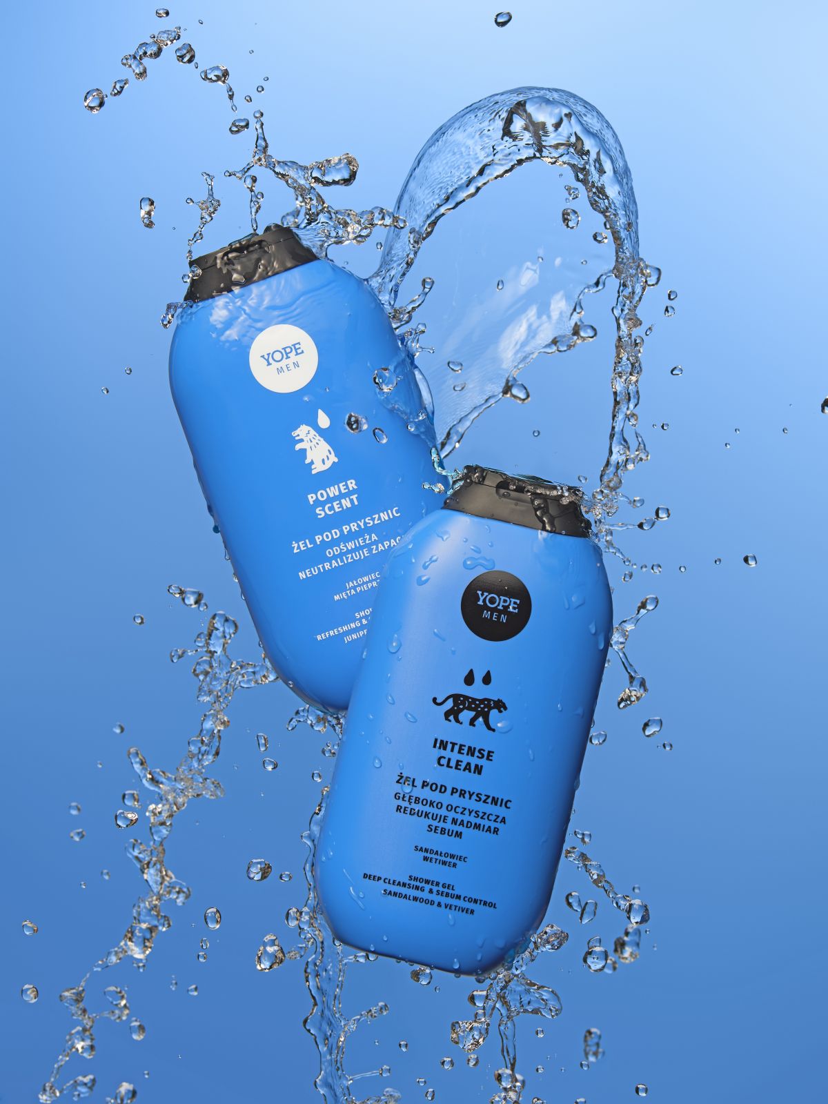 Żel pod prysznic głęboko oczyszczający Intense clean Sandałowiec i Wetiwer