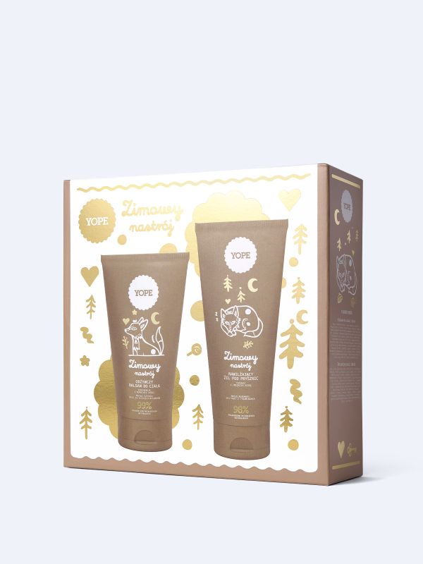 Zestaw Zimowy nastrój - żel pod prysznic + balsam do ciała 