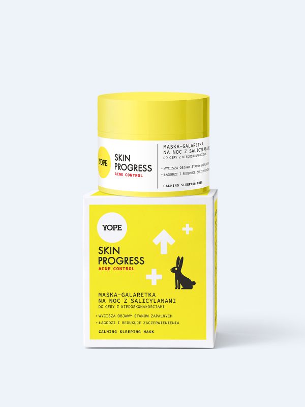 Maska-galaretka na noc z salicylanami do cery z niedoskonałościami SKIN PROGRESS ACNE CONTROL